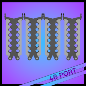 Kabel Klemme Kupfer - 48 Port Bundle 3