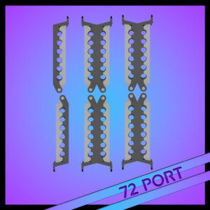 Kabel Klemme Kupfer - 72 Port Bundle 5