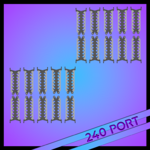 Kabel Klemme Kupfer - 240 Port Bundle 8